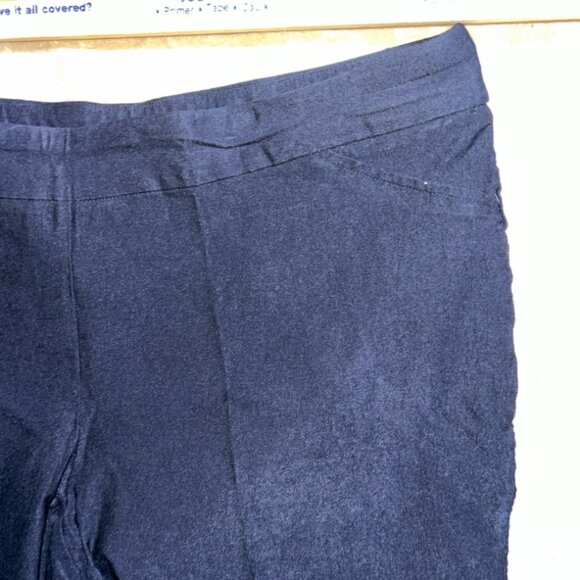 Rebecca Malone Women XL Black Pull On‎ Elastic Stretch Dress Pant (E) - Picture 3 of 6